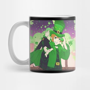 st patricks day anime style Mug